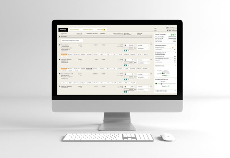 Moderne Investmentplatform