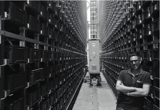 Moderne Lagerverwaltung im Martini Park Felben