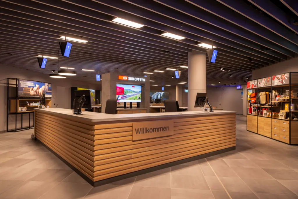 Sicheres Cash Management in den neuen SBB Reisezentren